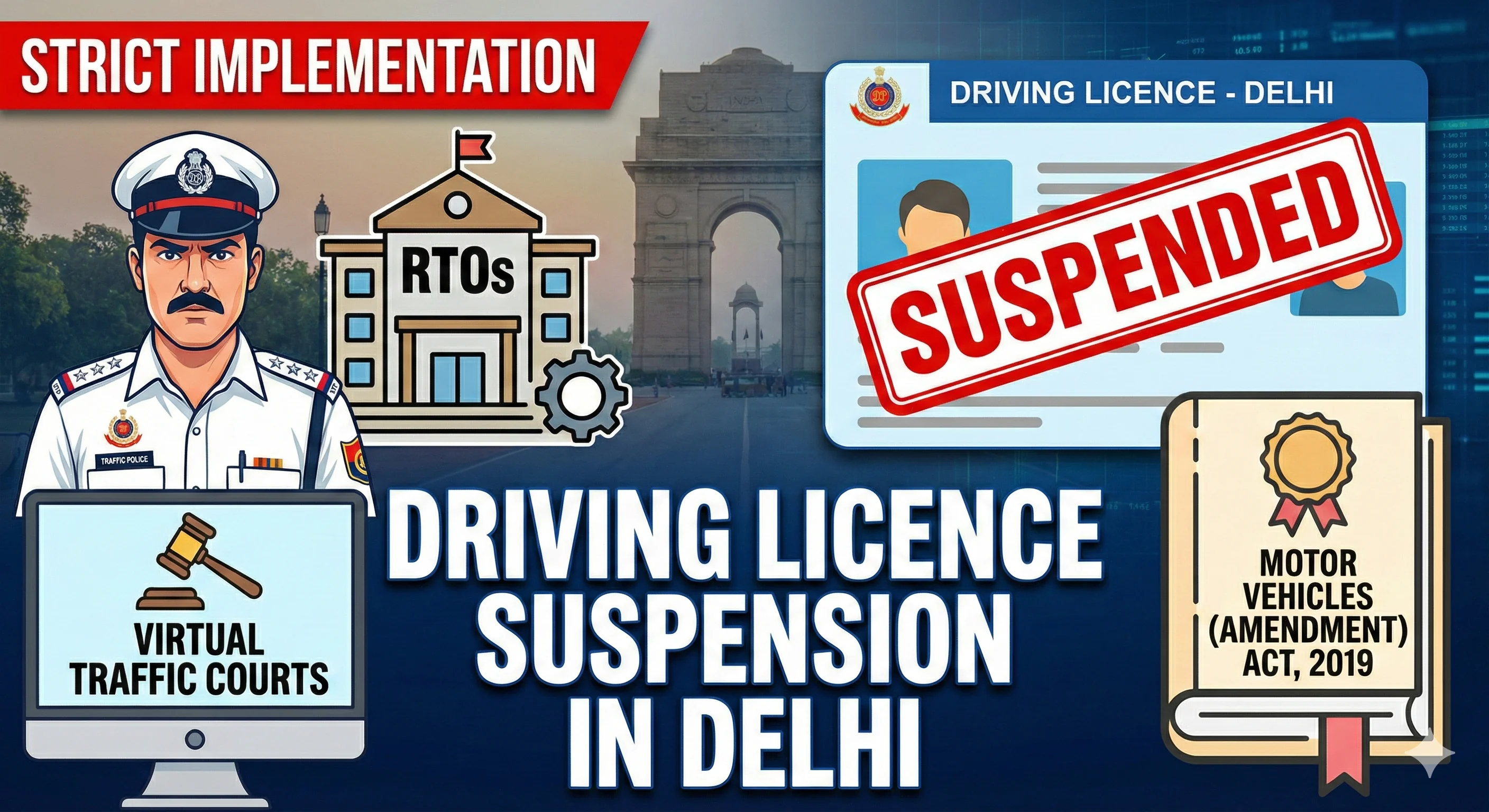 Delhi Licence Suspension